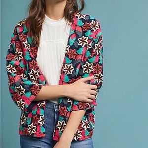 Anthropologie Seen Worn Kept Hydrangea Kimono